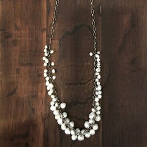 Silpada sterling and freshwater pearl necklace